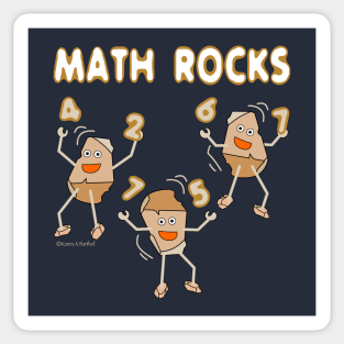 Math Rocks Funny School Mathematics Sticker